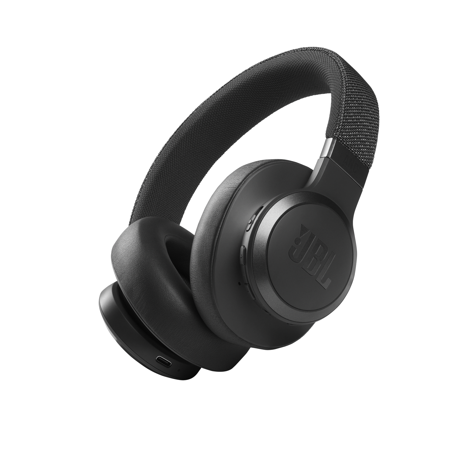 JBL Live 660NC - Black - Wireless over-ear NC headphones - Hero